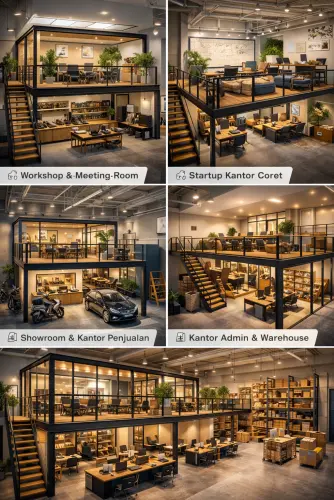 Mezzanine Ruang Kantor di Kresek