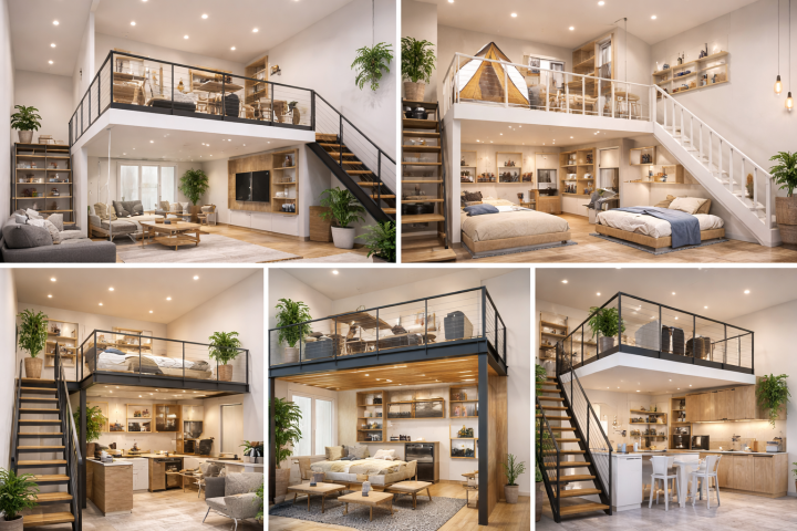 Mezannine Ruang Rumah Estetik