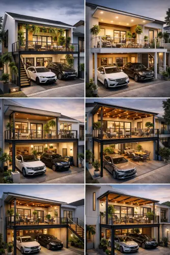 Mezannine Teras Rumah Keren di Kresek
